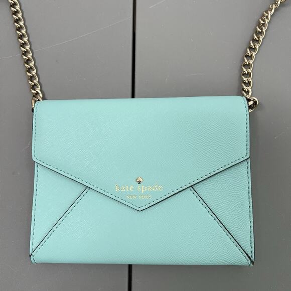 New Kate Spade Cedar Street Monday Crossbody Blue Removable Strap - Picture 2 of 12